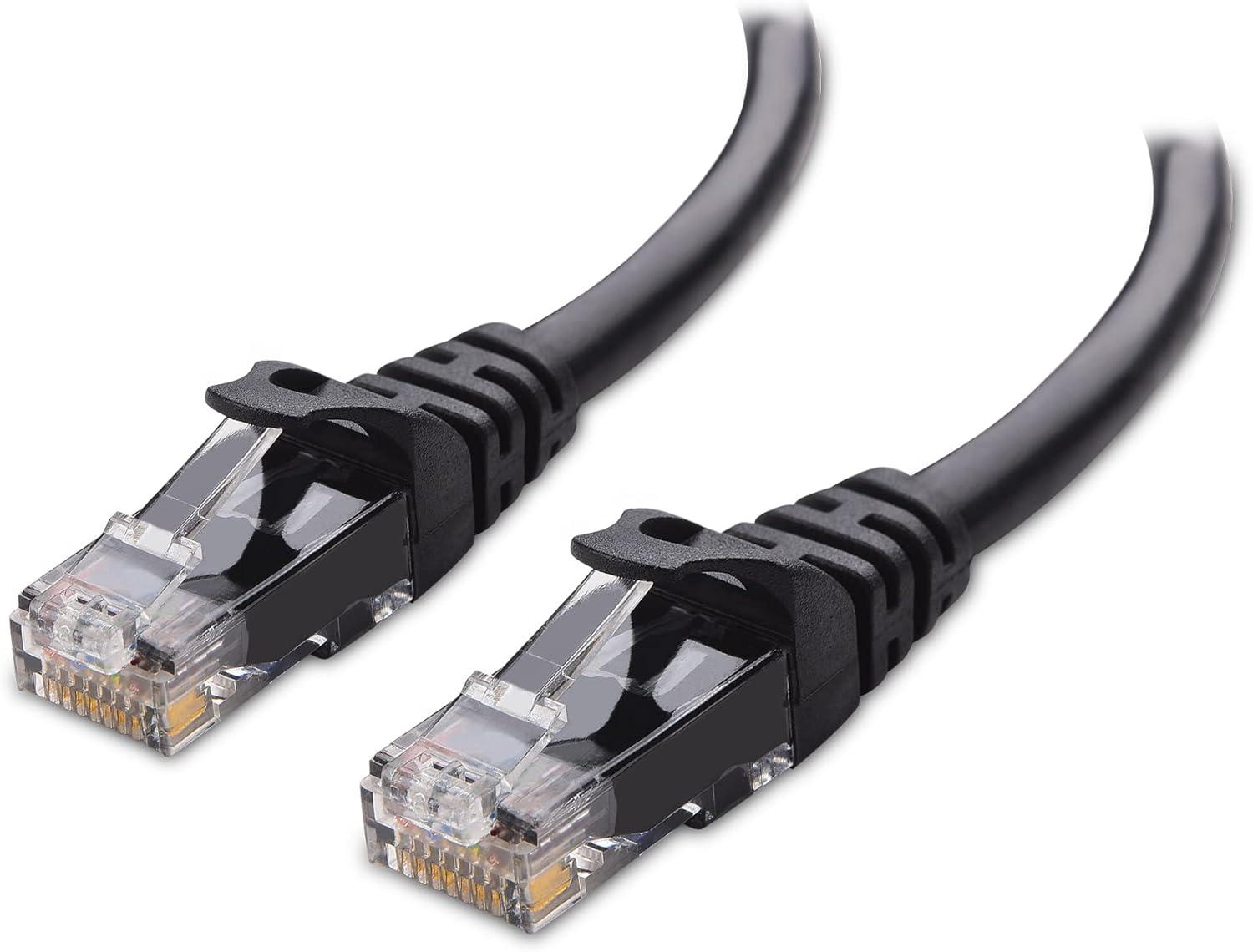 imageCable Matters 8Pack Snagless Short Cat 5e Ethernet Cable  1ft Gigabit Cat5e Cable Cat5e Ethernet Cord MulticoloredBlack