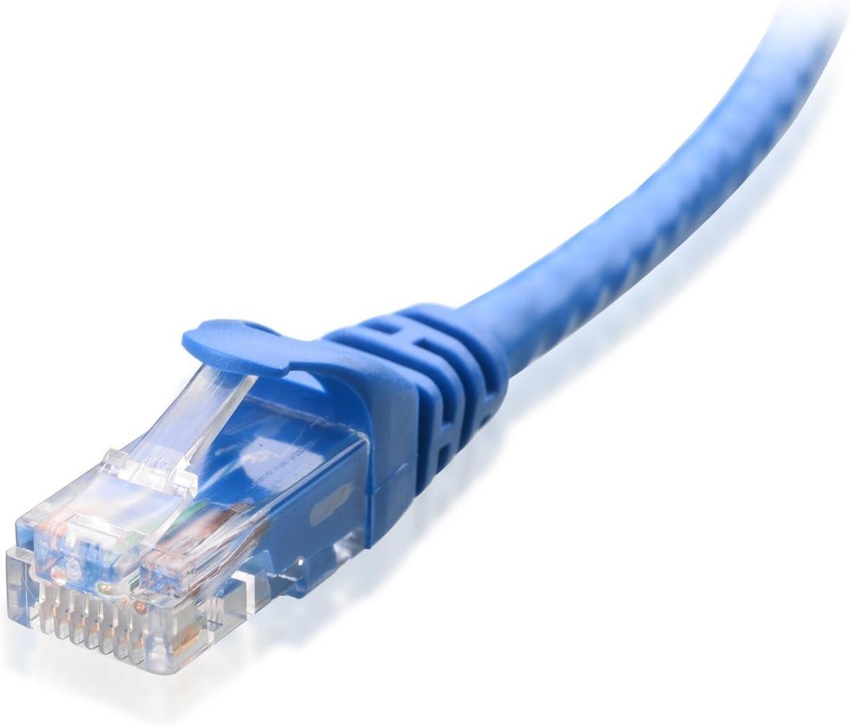 imageCable Matters 8Pack Snagless Short Cat 5e Ethernet Cable  1ft Gigabit Cat5e Cable Cat5e Ethernet Cord MulticoloredBlue