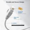 imageCable Matters 10Gbps 5Pack Snagless Cat 6 Ethernet Cable  5ft Slim Profile Cat 6 Cable Cat6 Cord Thin Ethernet Cord BlueWhite
