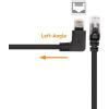 imageCable Matters 10Gbps ComboPack 90 Degree Cat 6 Ethernet Cable  7ft Cat6 Right Angle Ethernet Cable 90Degree  270 Degree RightAngle RJ45 Connectors3 ft