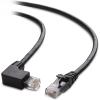 imageCable Matters 10Gbps ComboPack 90 Degree Cat 6 Ethernet Cable  7ft Cat6 Right Angle Ethernet Cable 90Degree  270 Degree RightAngle RJ45 Connectors5 ft