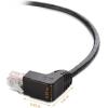 imageCable Matters 10Gbps ComboPack 90 Degree Cat 6 Ethernet Cable  7ft Cat6 Right Angle Ethernet Cable Right Angle Up and Down Connectors10 Feet