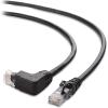 imageCable Matters 10Gbps ComboPack 90 Degree Cat 6 Ethernet Cable  7ft Cat6 Right Angle Ethernet Cable Right Angle Up and Down Connectors10 Feet
