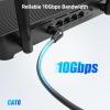 imageCable Matters 10Gbps Rotatable Cat 6 Ethernet Cable  20ft with Ultra Flex PVC Jacket for Tight Spaces Cat 6 Ethernet Cable Right Angle BlackBlack