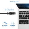 imageCable Matters 10Gbps Snagless Cat 6 Ethernet Cable  25ft Cat 6 Cable Cat6 Cord Ethernet Cord BlackBlack