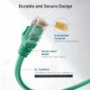 imageCable Matters 10Gbps Snagless Cat 6 Ethernet Cable  25ft Cat 6 Cable Cat6 Cord Ethernet Cord BlackGreen