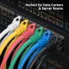 imageCable Matters 10Gbps Snagless Cat 6 Ethernet Cable  25ft Cat 6 Cable Cat6 Cord Ethernet Cord BlackGreen
