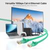 imageCable Matters 10Gbps Snagless Cat 6 Ethernet Cable  25ft Cat 6 Cable Cat6 Cord Ethernet Cord BlackGreen