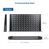 imageCable Matters 1U Server Rack Shelf for 19quot Frame ampamp Cabinet 10quot Depth with 55lbs Weight Capacity Rack Mount Shelf in Black