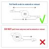 imageCable Matters 2Pack Retractable Ethernet Cable 3ft Retractable Cat 5e Cable Cat5e Cord Supporting 101001000 Mbps Gigabit Ethernet
