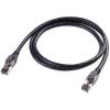 imageCable Matters 40Gbps Short Cat 8 Ethernet Cable  98 Feet  3m Shielded Cat8 Ethernet Cord Cat 8 Cable Category 8 SFTP Cord BlackBlack