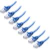 imageCable Matters 8Pack Snagless Short Cat 5e Ethernet Cable  1ft Gigabit Cat5e Cable Cat5e Ethernet Cord MulticoloredBlue