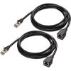 imageCable Matters 10Gbps 2Pack Shielded Cat 6 Ethernet Extension Cable  6ft Shielded Ethernet Extender Cat6 Extension Cable10 Feet