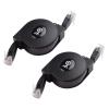 imageCable Matters 2Pack Retractable Ethernet Cable 3ft Retractable Cat 5e Cable Cat5e Cord Supporting 101001000 Mbps Gigabit Ethernet