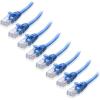 imageCable Matters 8Pack Snagless Short Cat 5e Ethernet Cable  1ft Gigabit Cat5e Cable Cat5e Ethernet Cord MulticoloredBlue