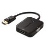 imageCable Matters DisplayPort to HDMI Adapter with VGA and DVI 3in1 Adapter  Supporting 4K Resolution via HDMI
