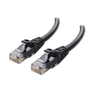 imageCable Matters 10Gbps Snagless Cat 6 Ethernet Cable  25ft Cat 6 Cable Cat6 Cord Ethernet Cord BlackBlack