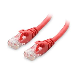 imageCable Matters 10Gbps Snagless Cat 6 Ethernet Cable  25ft Cat 6 Cable Cat6 Cord Ethernet Cord BlackRed